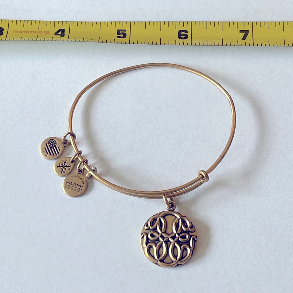 Alex & Ani Path of Life gold bangle